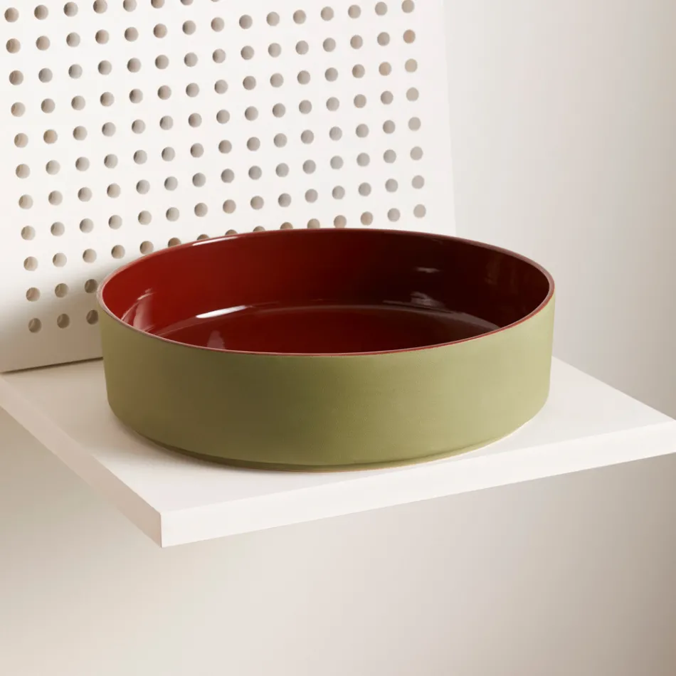 Umywalka z kamionki porcelanowej o różnych wykończeniach Made in Italy - Koperta Viadurini