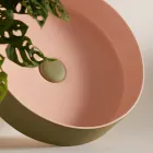 Umywalka z kamionki porcelanowej o różnych wykończeniach Made in Italy - Koperta Viadurini