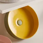 Umywalka z kamionki porcelanowej o różnych wykończeniach Made in Italy - Koperta Viadurini