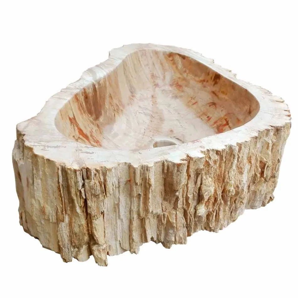 Drewno zlewozmywak Fossil blat Goa jednoelementowy Viadurini