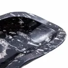 Marmurowa umywalka z nowoczesnymi podporami skamielin - Burgeo Viadurini