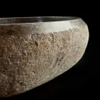 Umywalka nablatowa wykonana ręcznie w Pietra di Fiume - Aurea Viadurini