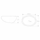 Umywalka nablatowa wykonana ręcznie w Pietra di Fiume - Aurea Viadurini