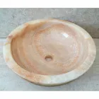 Umywalka z naturalnego kamienia Ana projektowana ręcznie Viadurini