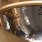 Wbudowana umywalka z szamotowej gliny z 3 wykończeniami Made in Italy - Erioli Viadurini