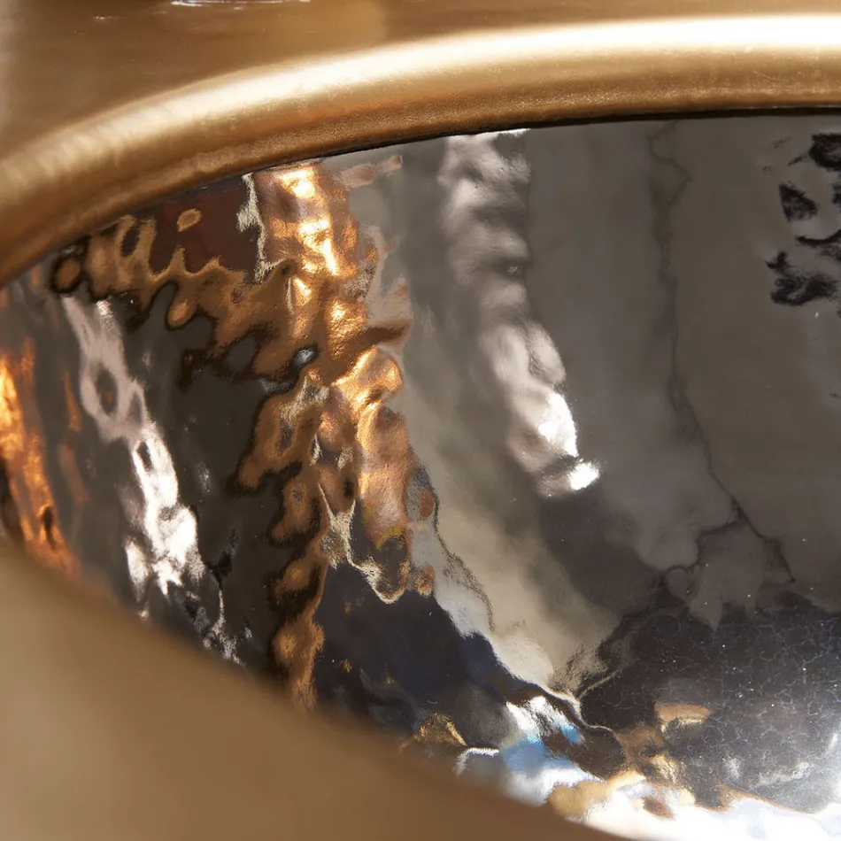 Wbudowana umywalka z szamotowej gliny z 3 wykończeniami Made in Italy - Erioli Viadurini