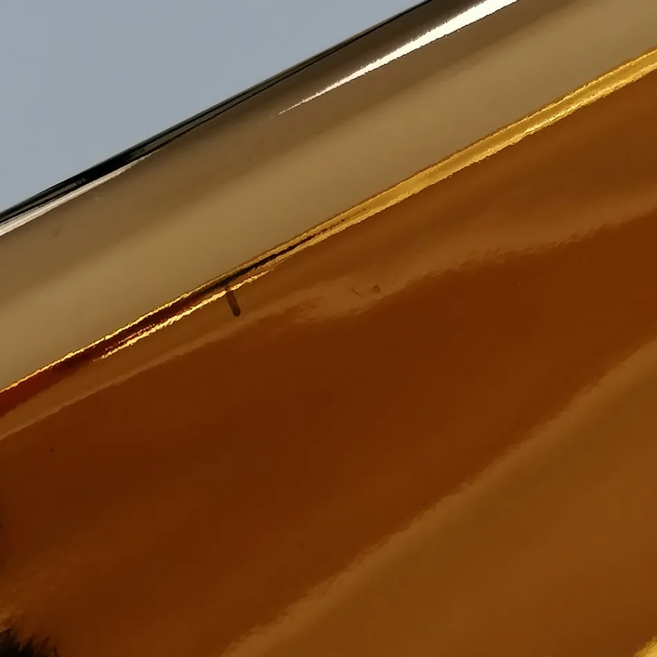 Nowoczesna umywalka nablatowa ze złotej ceramiki wyprodukowana we Włoszech Sofia Viadurini