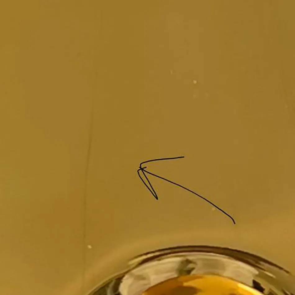 Nowoczesna umywalka nablatowa ze złotej ceramiki wyprodukowana we Włoszech Sofia Viadurini