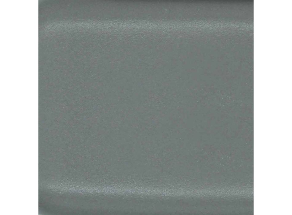 Nowoczesna umywalka ścienna z nogami lub bez, L90 cm w Avise Ceramic Viadurini