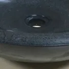 Umywalka nablatowa w kolorze czarnym z kamieniem naturalnym Ziva Viadurini