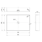 Prostokątna umywalka nablatowa ze stali nierdzewnej w różnych wykończeniach - Camellia Viadurini