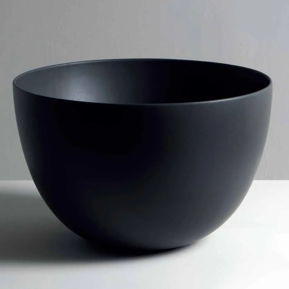 Okrągła umywalka w kolorze białym lub w kolorze Star Round50 ceramiczna Viadurini