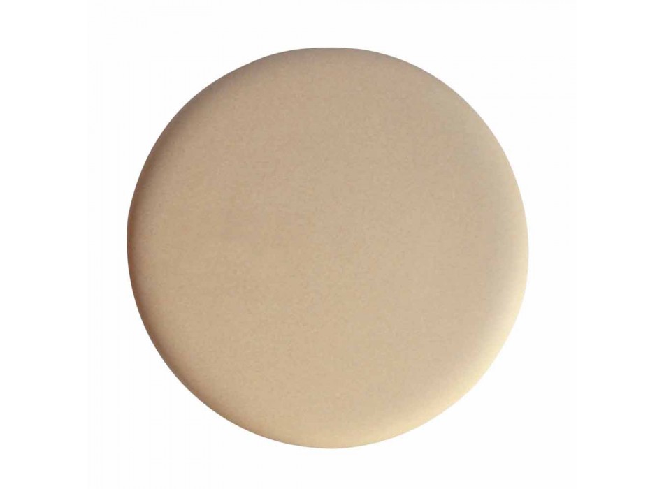 Nowoczesna okrągła umywalka z blatem ceramicznym Star Round 40 cm Viadurini