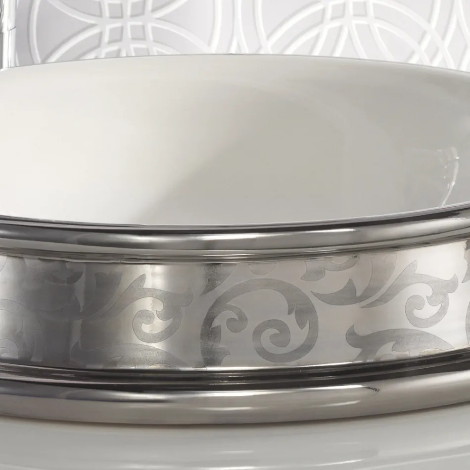 Umywalka częściowo wpuszczana w różnych wykończeniach z szamotowej gliny Made in Italy - Erasmo Viadurini