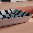 Umywalka częściowo wpuszczana z szamotowej gliny o różnych wykończeniach Made in Italy - Ultima Viadurini