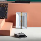 Umywalka częściowo wpuszczana z szamotowej gliny o różnych wykończeniach Made in Italy - Ultima Viadurini