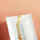 Umywalka częściowo wpuszczana z szamotowej gliny o różnych wykończeniach Made in Italy - Ultima Viadurini