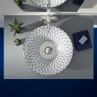 Umywalka częściowo wpuszczana z szamotowej glinki w różnych wykończeniach Made in Italy - Capatosta Viadurini