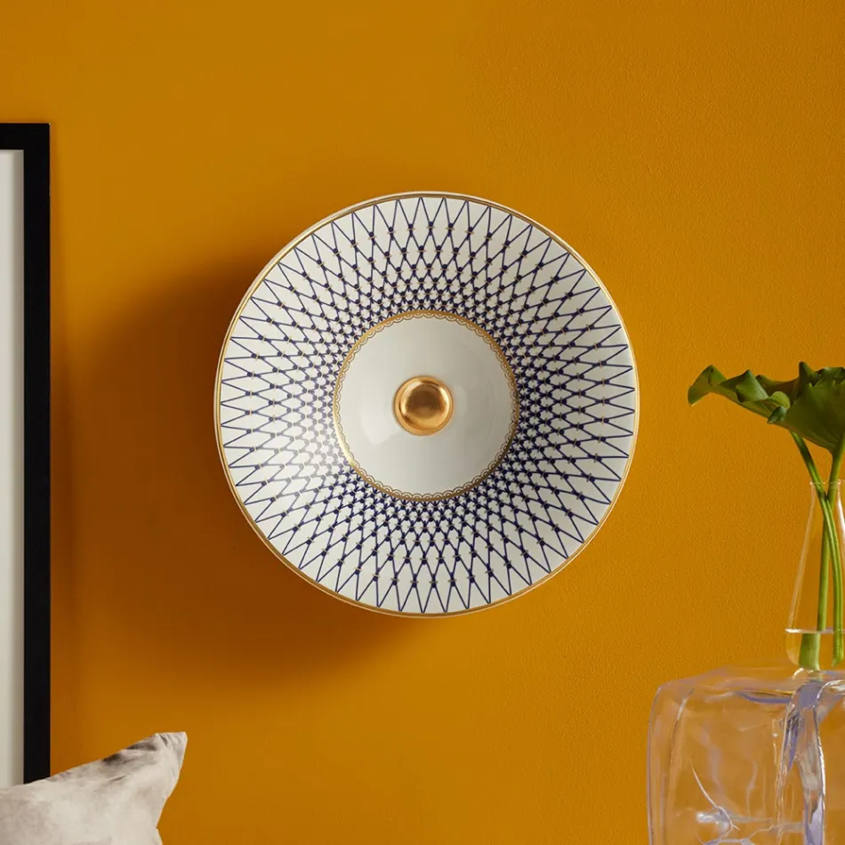 Umywalka częściowo wpuszczana z najwyższej jakości francuskiej porcelany - Pausa Viadurini