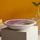 Umywalka częściowo wpuszczana z najwyższej jakości francuskiej porcelany - Pausa Viadurini