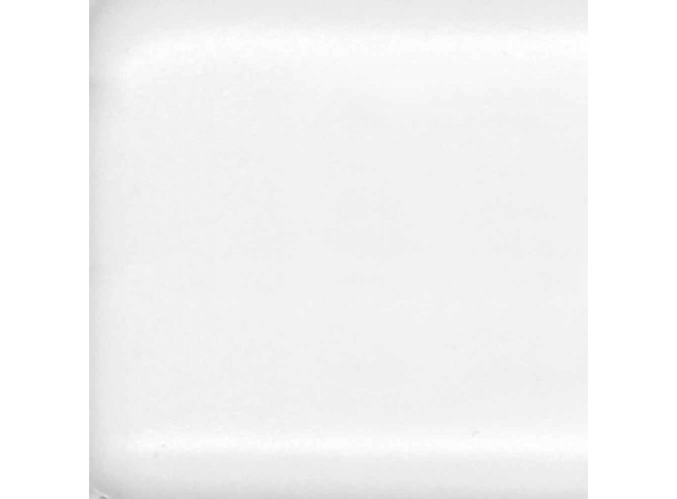40 cm okrągła umywalka w kolorze białym lub ceramicznym Leivi Viadurini
