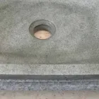 Zaprojektuj umywalkę z zielonego blatu w kamieniu Hilda Viadurini