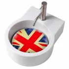 Umywalka / zawieszenie wykonane z blatu we Włoszech Tor Viadurini