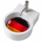 Umywalka / zawieszenie wykonane z blatu we Włoszech Tor Viadurini