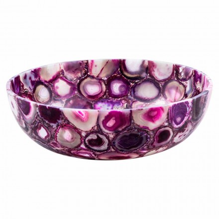 Okrągły kamienny zlew na blat - Buffalo Viadurini