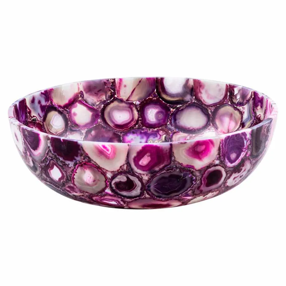 Okrągły kamienny zlew na blat - Buffalo Viadurini