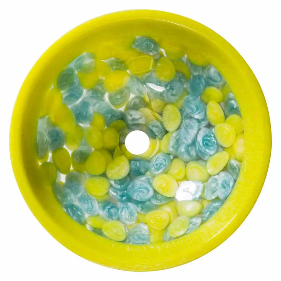 Projektant umywalki ręcznej z żywicy, Buglio Viadurini