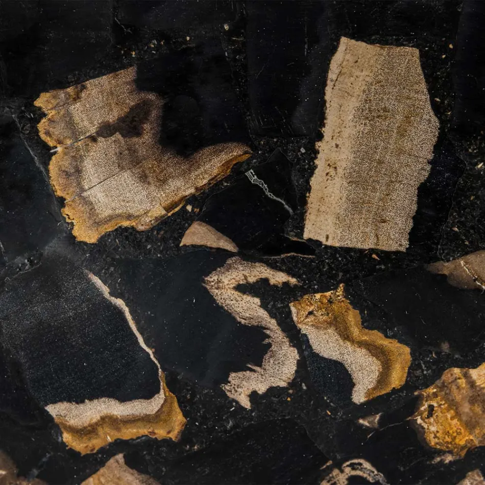 Umywalka nablatowa wykonana ręcznie z kamienia rzecznego, Palizzi Viadurini