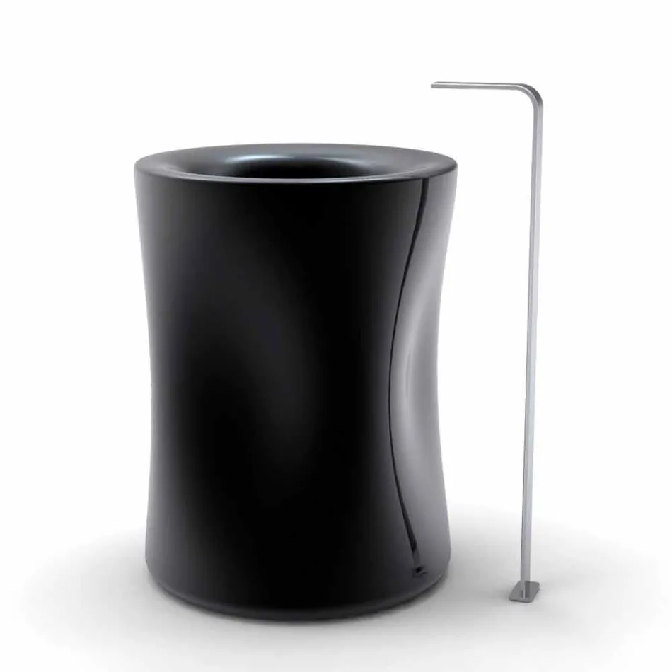 Nowoczesna umywalka wolnostojąca z kolumną produkowaną we Włoszech, w Syracuse Viadurini