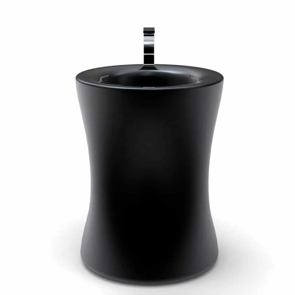 Nowoczesna umywalka wolnostojąca z kolumną produkowaną we Włoszech, w Syracuse Viadurini