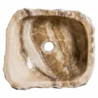 Nowoczesny, ręcznie wykonany zlewozmywak z onyksu, Buttrio Viadurini