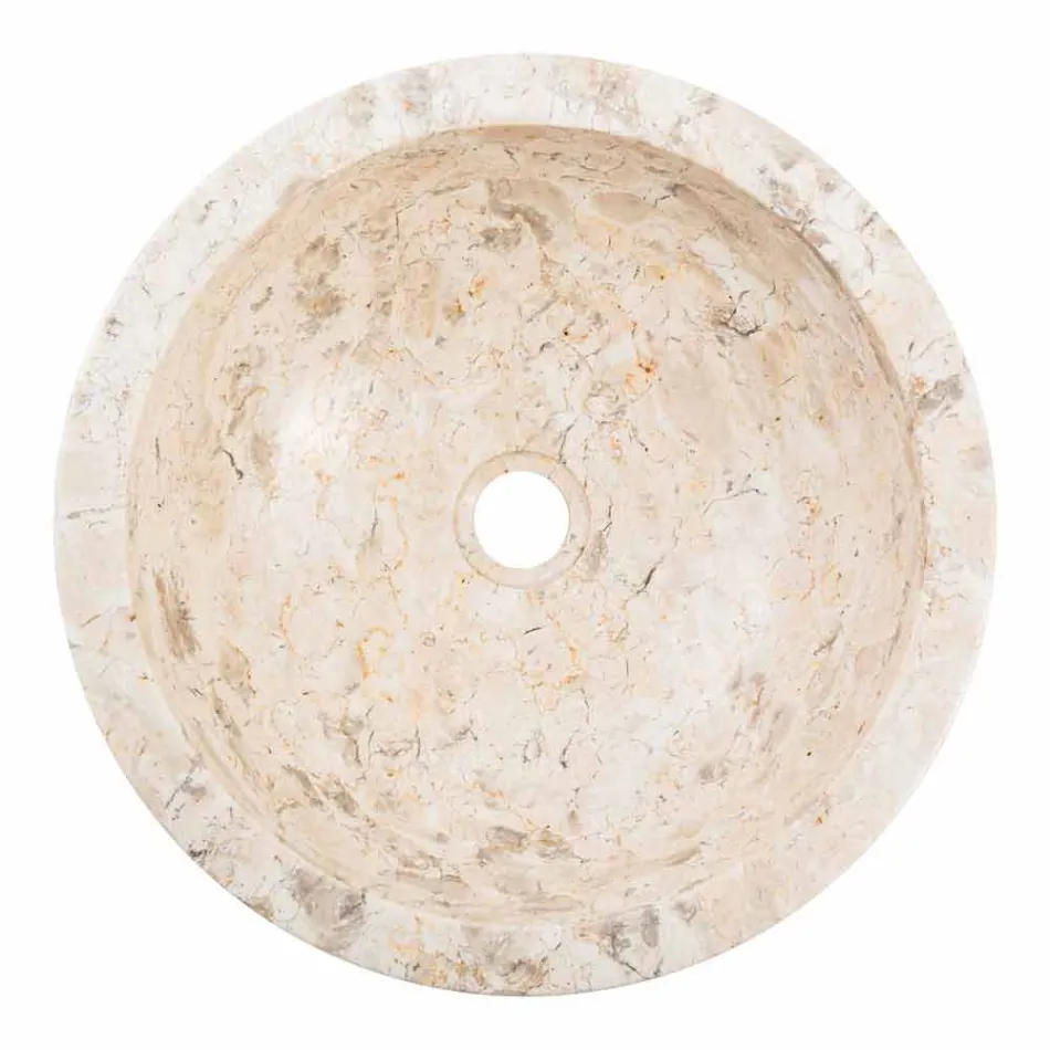 Tonto ręczny zlew wykonany z marmuru, Nibbiano Viadurini