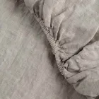 Podwójne prześcieradło z czarnym lnem, masłem lub starą kredą – Fiumano Viadurini