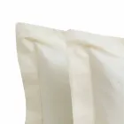 Prześcieradła w jednolitym kolorze w satynie bawełnianej do łóżka podwójnego - hibiskus Viadurini