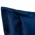 Prześcieradła w jednolitym kolorze w satynie bawełnianej do łóżka podwójnego - hibiskus Viadurini