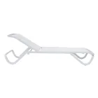 Leżak ogrodowy Solaya 194x65 cm z aluminium i tkaniny tekstylnej Viadurini