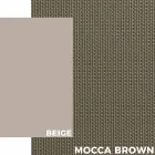 Zewnętrzny leżak z aluminium z kółkami i podłokietnikami Nowoczesny design - Carmine Viadurini