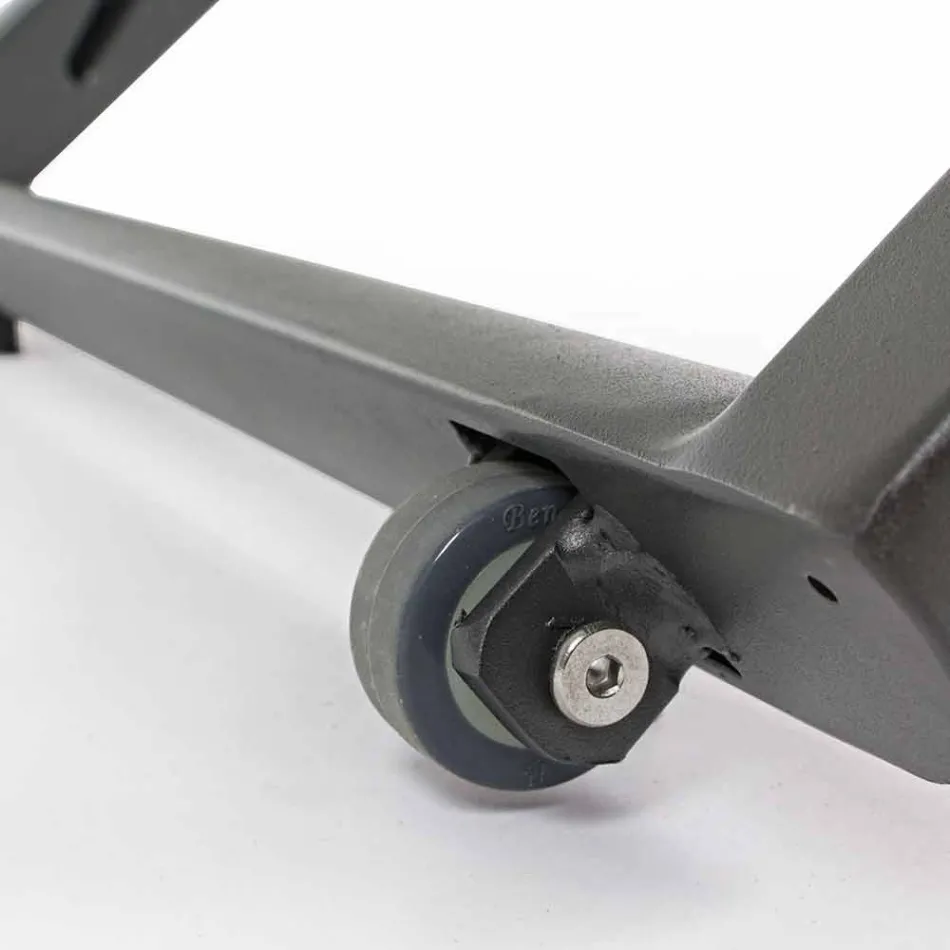 Rozkładany leżak na zewnątrz z aluminiowymi i tekstylnymi kółkami - Jewel Viadurini