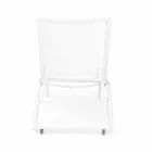 Rozkładany leżak na zewnątrz z aluminiowymi i tekstylnymi kółkami - Jewel Viadurini