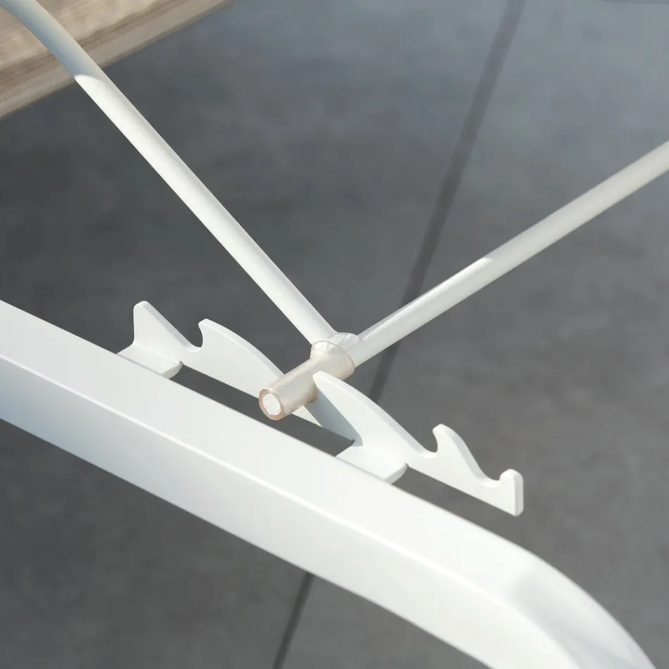 Wyprodukowano we Włoszech Łóżeczko ogrodowe do układania w stosy, 2 sztuki - Aberdeen Viadurini