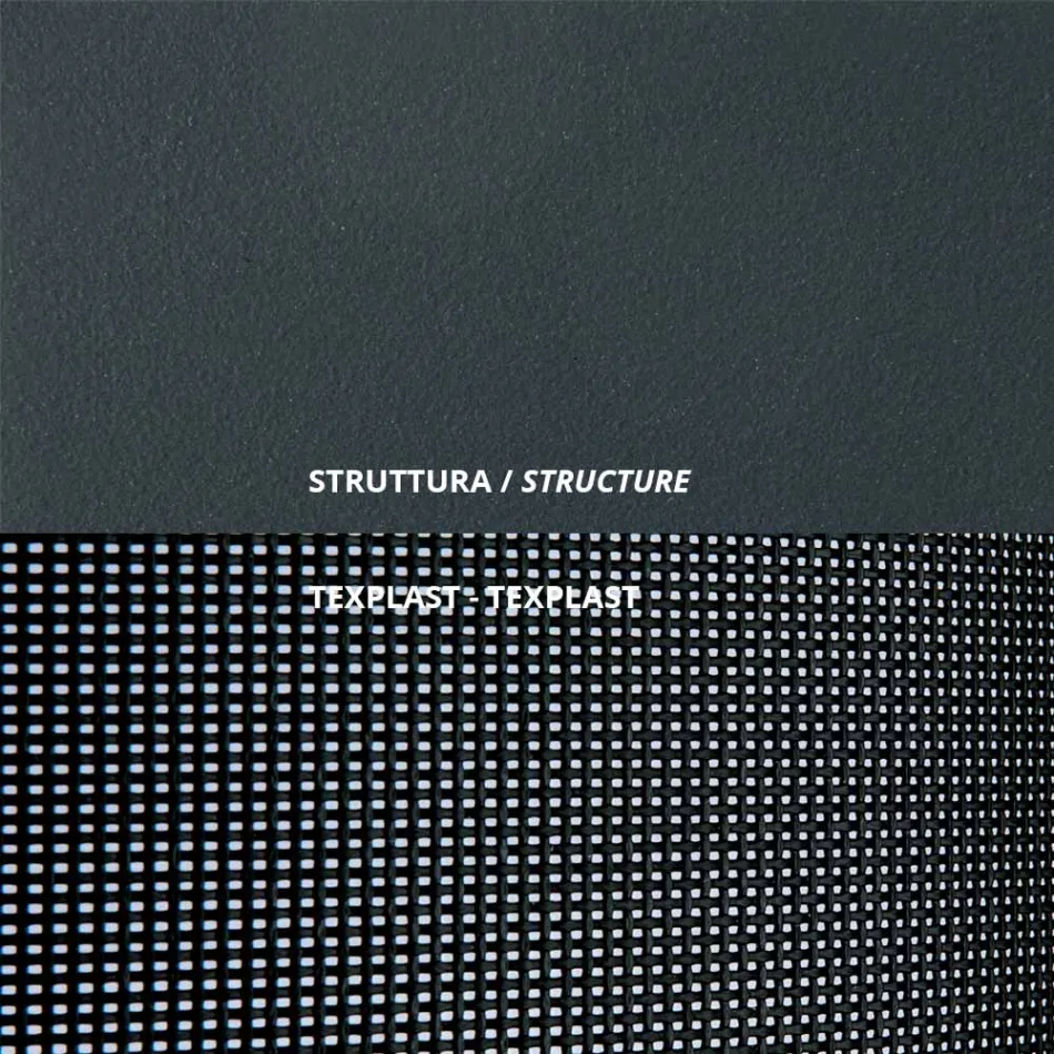 Stalowe łóżeczko ogrodowe do układania w stos Made in Italy, 2 sztuki - Arwen Viadurini