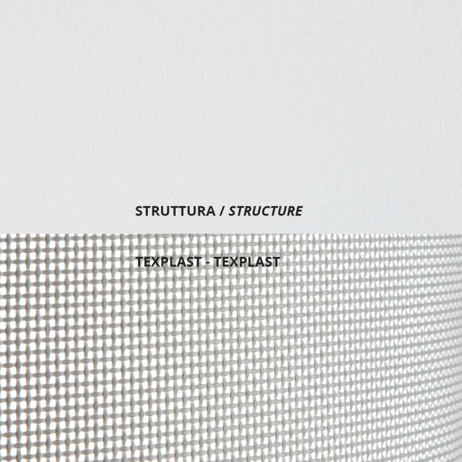 Stalowe łóżeczko ogrodowe do układania w stos Made in Italy, 2 sztuki - Arwen Viadurini