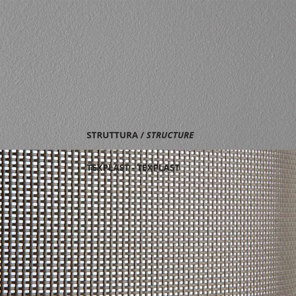 Stalowe łóżeczko ogrodowe do układania w stos Made in Italy, 2 sztuki - Arwen Viadurini