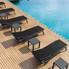 Polipropylen i kolorowy tekstylny leżak ogrodowy do układania w stos - Artelia Viadurini