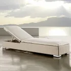 Leżak ogrodowy z ręcznie tkanego technorattanu - Experia Viadurini