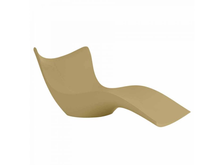 Łóżko ogrodowe Vondom Surf, nowoczesny design z polietylenu Viadurini